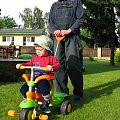 Mikołaj z tatą w akcji,
początek czerwca 2009