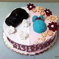 Na urodziny Pani i Pana #tort #urodziny #samochód #ciaża