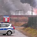 Wybuch i pożar cystern w Białymstoku, 08.11.2010. Białystok - Zielone Wzgórza