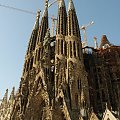BARCELONA-HISZPANIA kościół Gaudiego Sagrada Familia #BARCELONA #MIASTA #BAZYLIKI