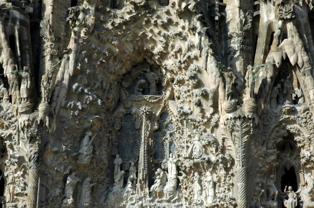 BARCELONA-HISZPANIA kościół Gaudiego Sagrada Familia #BARCELONA #MIASTA #BAZYLIKI