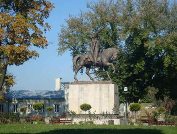 Zamość-Pomnik Jana Zamoyskiego.