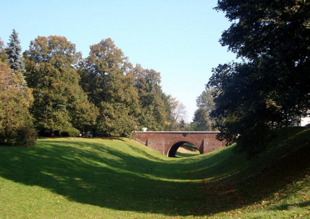 Zamość -park miejski.