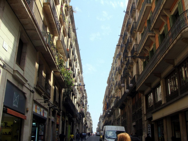Barcelona -Hiszpania -uliczki #BARCELONA #MIASTA #ULICE