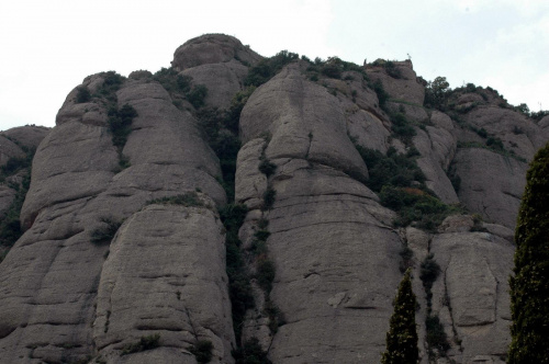 MONTSERRAT-HISZPANIA - masyw górski w Katalonii #MONTSERRAT #GÓRY #KLASZTOR