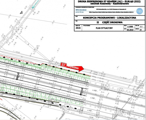 zdjecie z arkusza 31 plan S7 GDDKiA Elblag #Arkusz31PlanS7