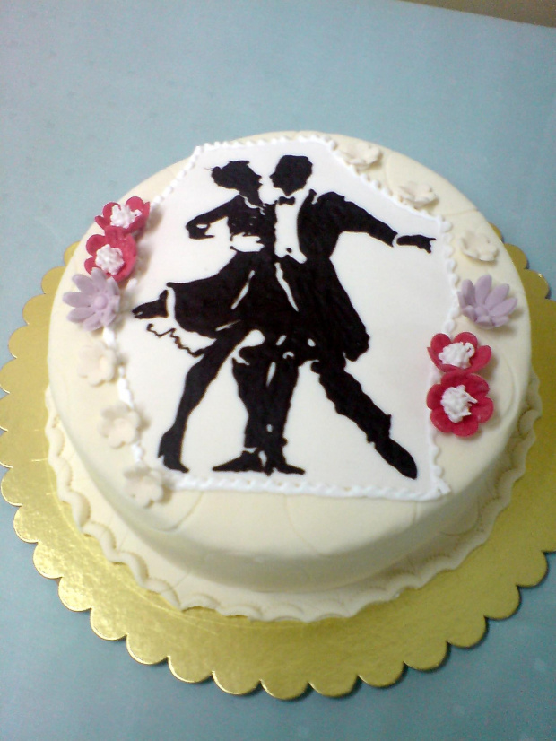 Tort dla tanecznej pary #tort #taniec #impreza #para