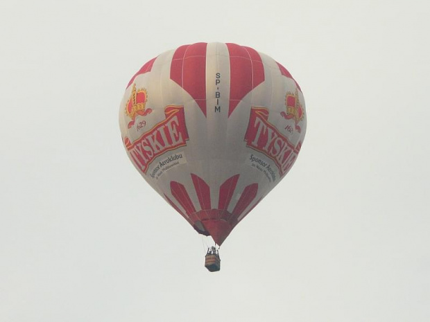Balon nad polami Cerekwicy. #balony