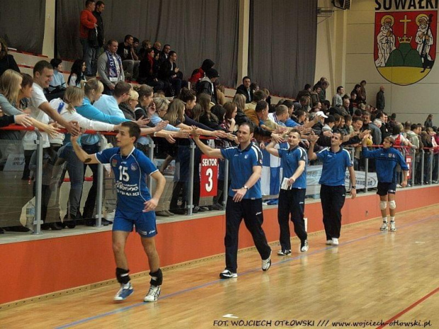 Ślepsk Suwałki - Trelf Gdańsk 0:3, I liga siatkarska, Hala OSiR - 20 listopada 2010 #ŚlepskSuwałki #TrelfGdańsk #ILigaSiatkarska #HalaOSiR #Suwałki