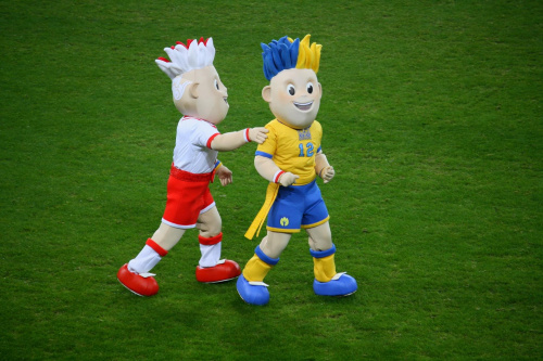 Maskotki EURO 2012.