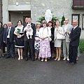 Uroczystość chrztu dziecka sąsiadów. Oni też świętowali w tym dniu w Staszowie. #chrzciny