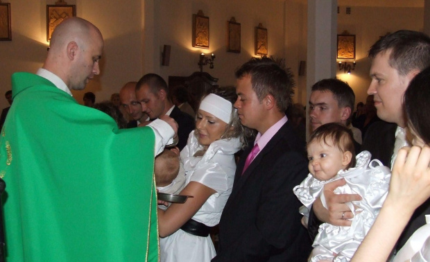 Uroczystość chrztu Marcela w Staszowie #chrzciny