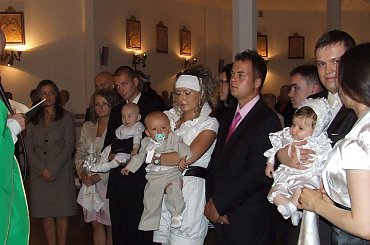 Uroczystość chrztu Marcela Z. w Staszowie #chrzciny