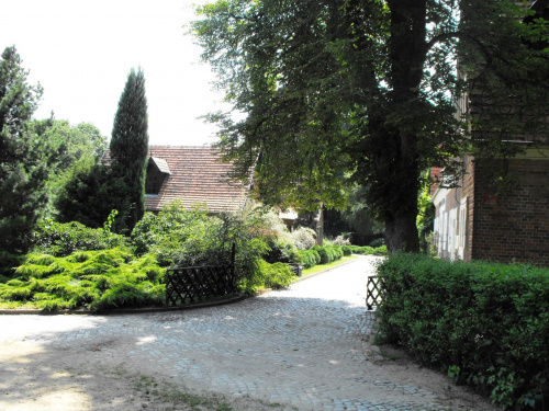 Gołuchów, lato 2009, Ośrodek Kultury Leśniej i zamek w Gołuchowie, Wielkopolski Park Narodowy