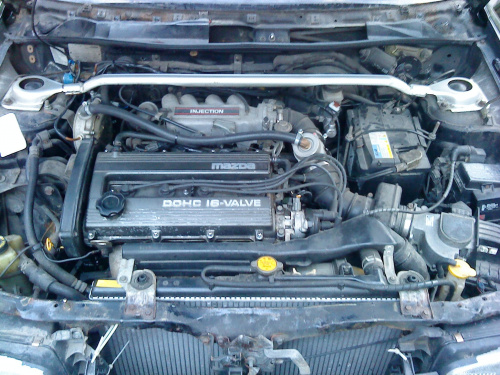 Silnik Mazda 323 GT BG z instalacją BLOS #Mazda323 #mazda #DOHC #BLOS #InstalacjaGazowa