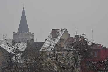 #Lubsko #dachy #domy #śnieg