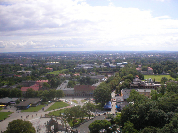 Częstochowa-Jasna Góra. Widok z wieży.