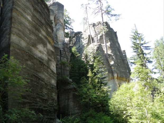 Miasto skalne w Czechach