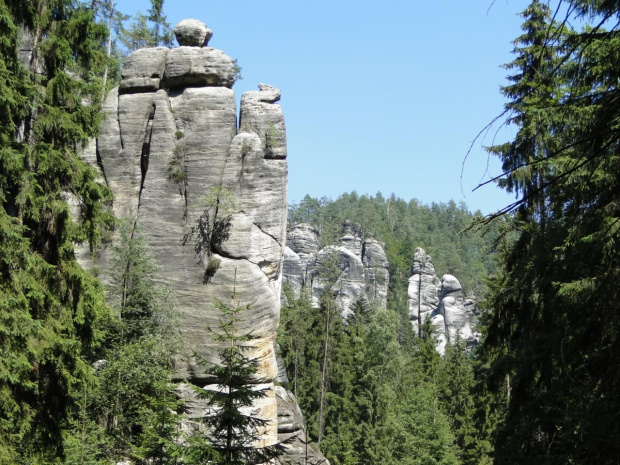 Skalne miasto w Czechach