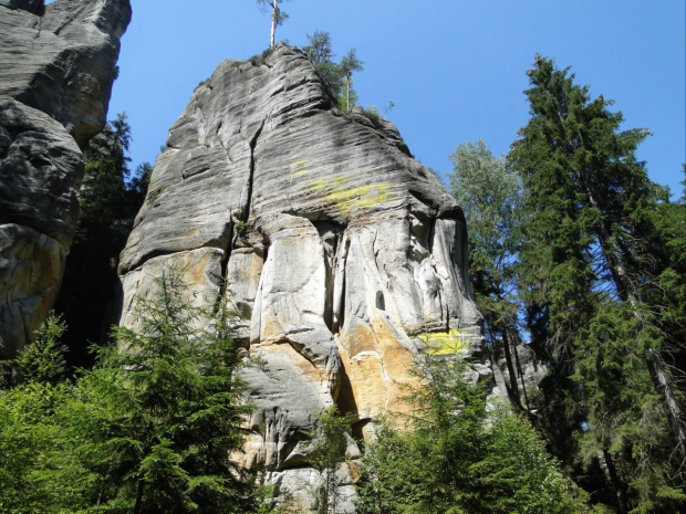 Skalne miasto w Czechach