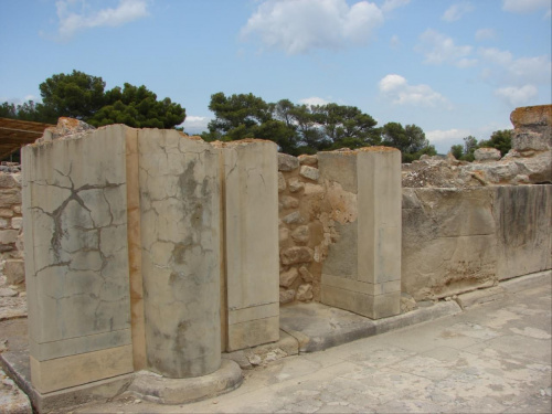 teren wykopalisk w Festos #Festos #Messary #Kreta