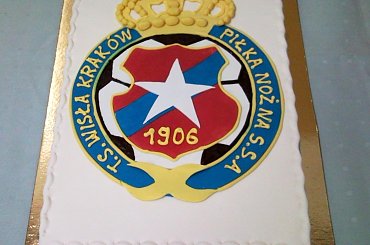 Torcik dla kolegi z przeciwnej drużyny!!!!!!!!!!!!!! #WisłaKraków #klub #logo