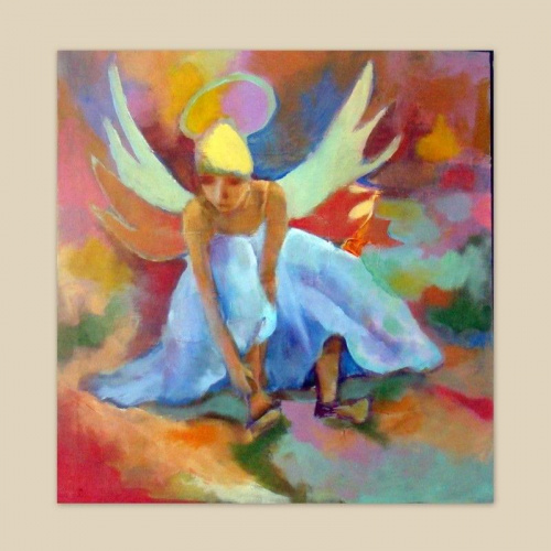 aniołek dla WAs ... :)))) #anioł #malarstwo #święta