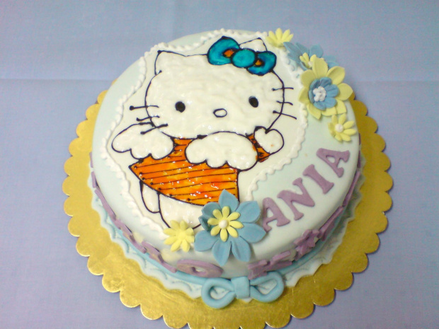 Hello Kitty dla Ani #HelloKitty #kot #bajki #tort