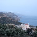 powrót o zachodzie słońca z Frangokostello - male osady ukryte w zieleni u podnóża Lefka Ori #Kreta #południe #Frangokastello #kanion