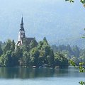 Słowenia Blejskie jezioro, kościół na wyspie. #jezioro #kościół #Słowenia