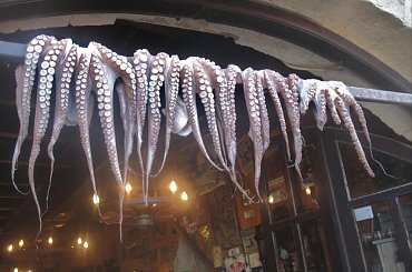 zabytki Rethimnonu - oferty kulinarne nadbrzeżnych restauracji #ZabytkiRethimnonu #restauracje #fontanny #plaże