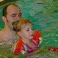 Z tatą na pływalni. #Helisinki #Konstancja #pływalnia #tata