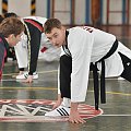 Konrad Rajda 1 dan taekwondo WTF. Trening w Liptowskim Mikulaszu z kadrą Słowacji i Chorwacji. 8 styczeń 2011