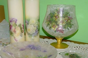 Lampion,świece i świeczniki w moim wykonaniu :) #decoupage #świeczki #lampion #rękodzieło