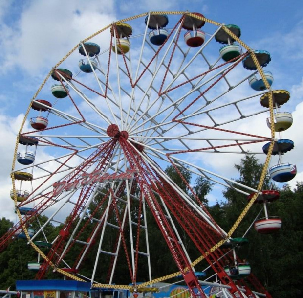 Łódź-lunapark- na zmianę nastroju i humoru.