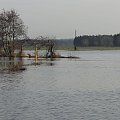 Roztopy na rzece Obra między Talarami a Mszczyczynem