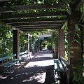 Pergola w półcieniu