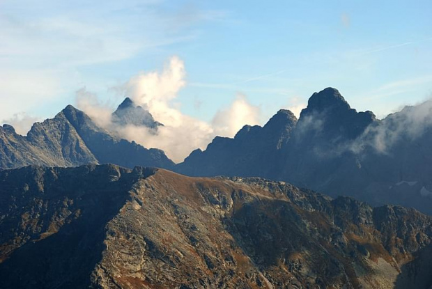 Tatry wysokie widok w stronę Szpiglasowego Wierchu #Tatry #góry #OrlaPerć